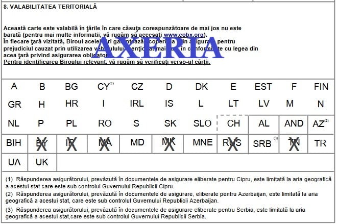 valabilitate teritoriala rca axeria