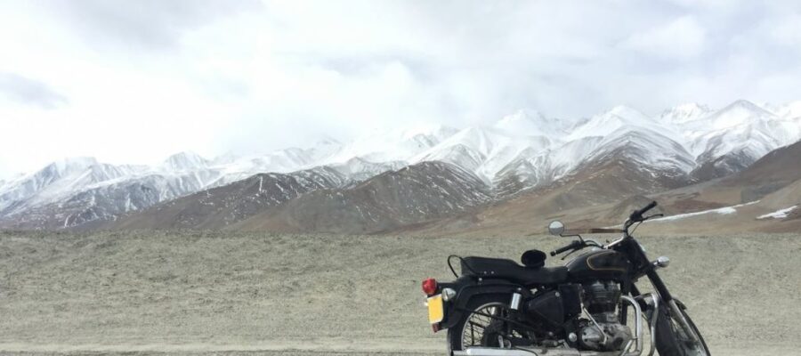 A motorcycle